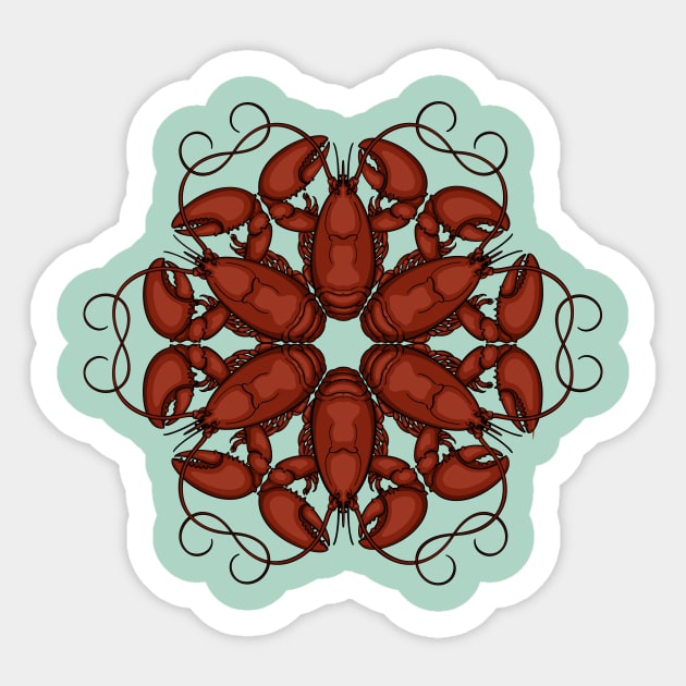 Lobster Sticker by JadaFitch